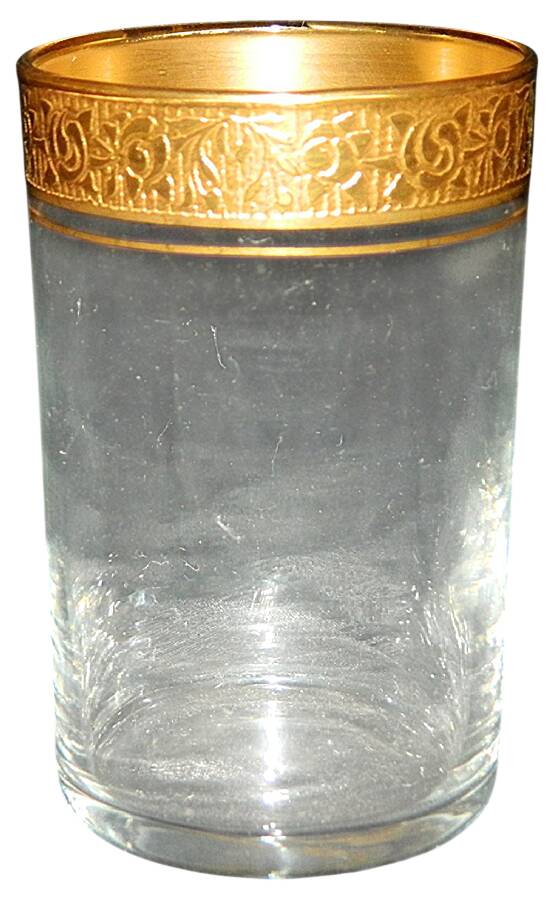 Rambler Rose 35 Gold (Non Optic) 5 Oz Flat Tumbler by Glastonbury - Lotus-1