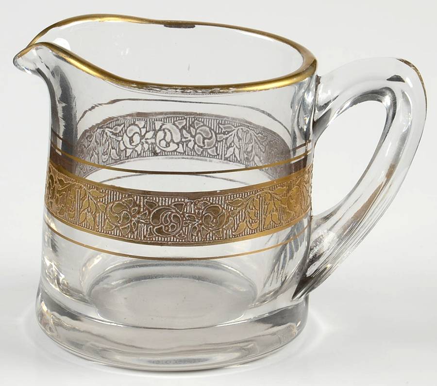 Rambler Rose 35 Gold (Non Optic) Creamer by Glastonbury - Lotus-1