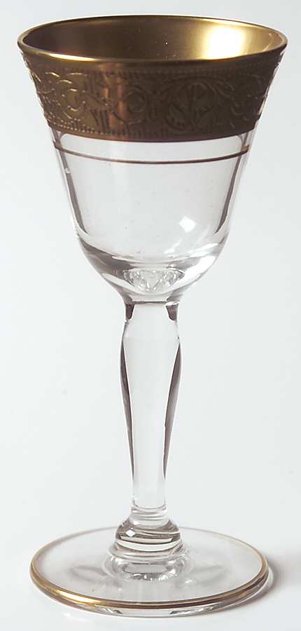 Rambler Rose 35 Gold (Non Optic) Cordial Glass by Glastonbury - Lotus-1