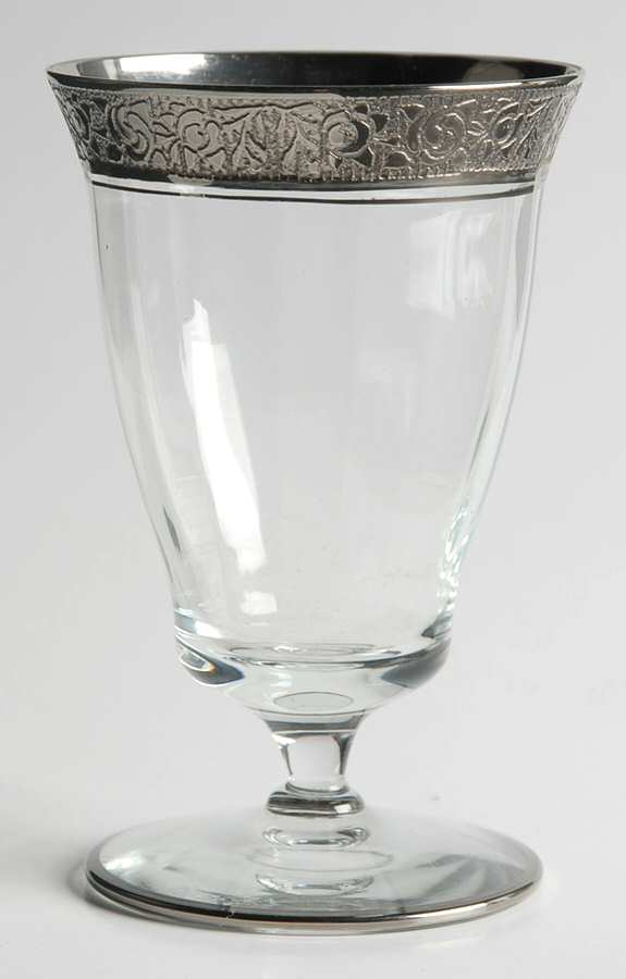 Rambler Rose 1125 Platinum Juice Glass by Glastonbury - Lotus-1