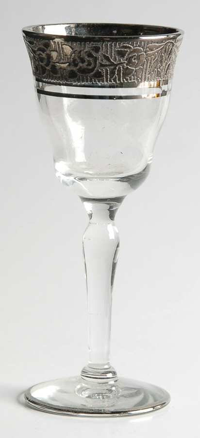 Rambler Rose 1125 Platinum Cordial Glass by Glastonbury - Lotus-1