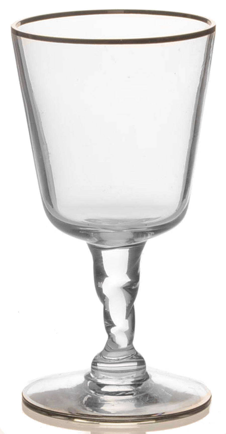 Regent (Platinum Trim) Cordial Glass by Glastonbury - Lotus-1