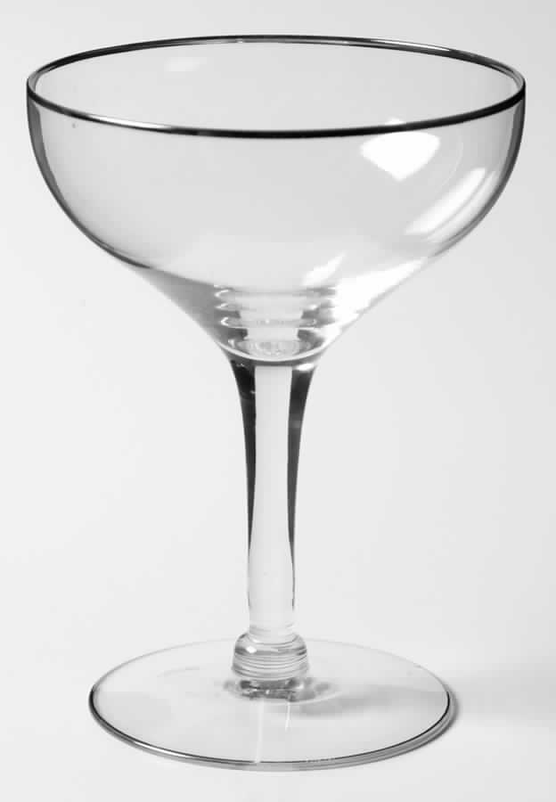 Regina Clear Champagne/Tall Sherbet by Glastonbury - Lotus-1