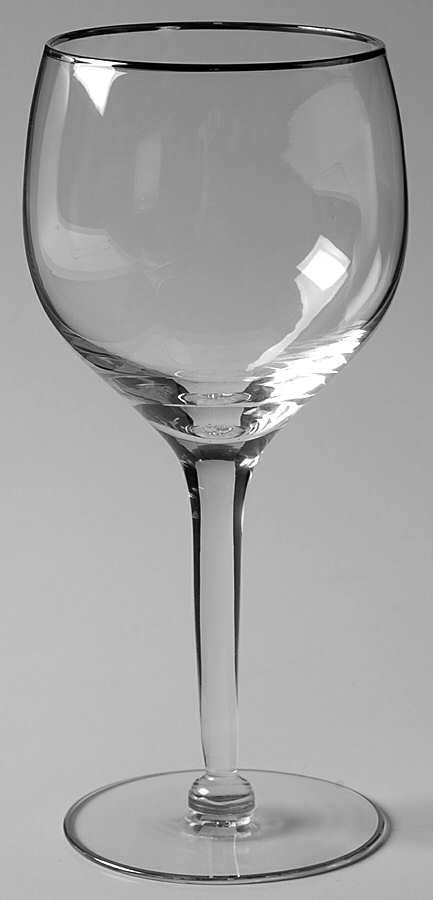 Regina Clear Water Goblet by Glastonbury - Lotus-1