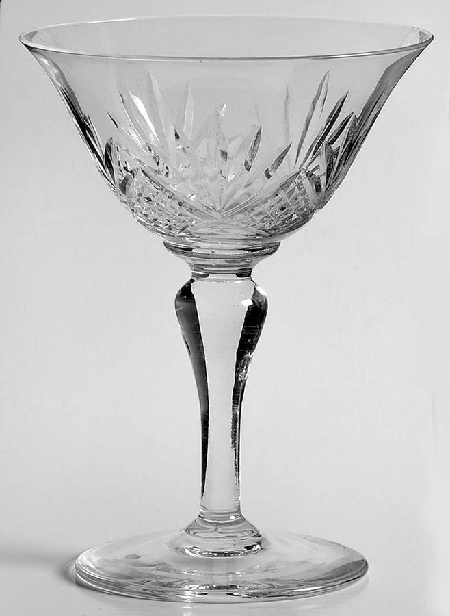 Renaissance Clear (No Trim) Champagne/Tall Sherbet by Glastonbury - Lotus-1