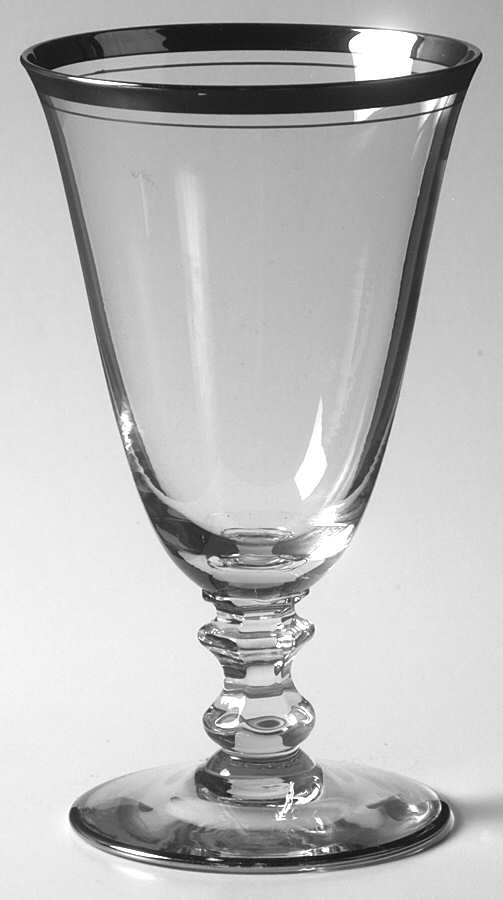 Revere (Platinum Trim, Stem 984) Juice Glass by Glastonbury - Lotus-1