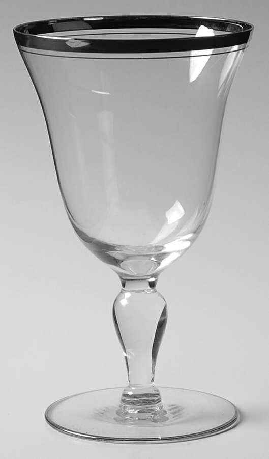 Romance Water Goblet by Glastonbury - Lotus-1
