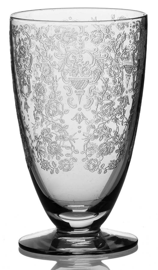 Rose Bud Clear (Stem 1500) Juice Glass by Glastonbury - Lotus-1
