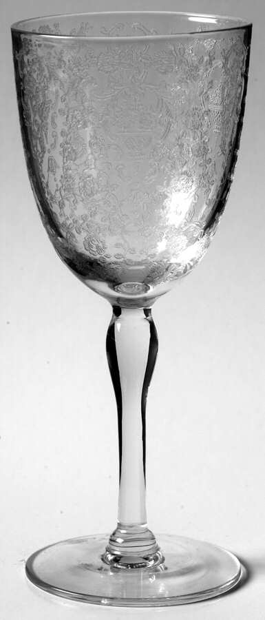Rose Bud Clear (Stem 1500) Wine Glass by Glastonbury - Lotus-1