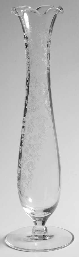 Rose Bud Clear (Stem 1500) 9" Bud Vase by Glastonbury - Lotus-1