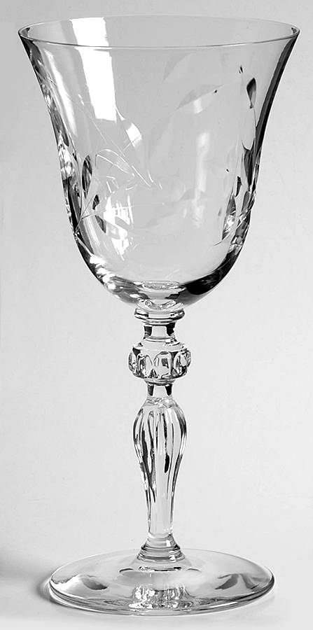 Serenity Water Goblet by Glastonbury - Lotus-1