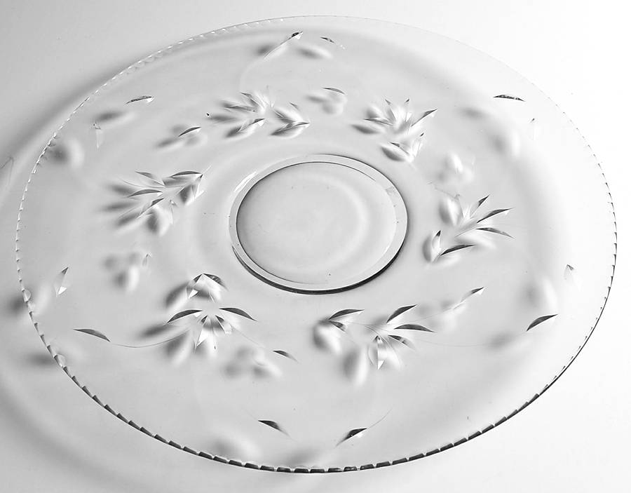 Serenity 14" Torte Plate by Glastonbury - Lotus-1