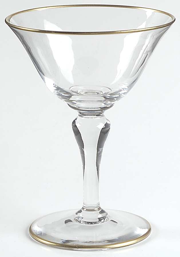 Sharon Clear Champagne/Tall Sherbet by Glastonbury - Lotus-1