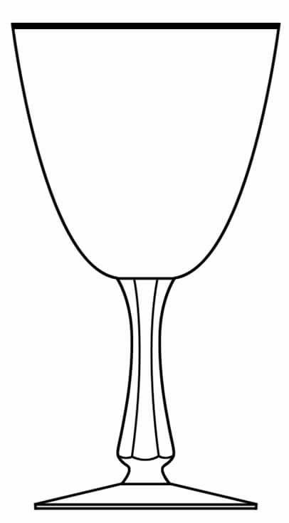Sonata (Platinum) Water Goblet by Glastonbury - Lotus-1