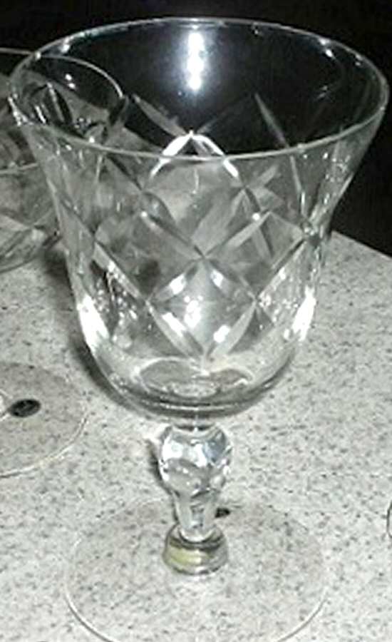Sovereign (Stem 17) Water Goblet by Glastonbury - Lotus-1