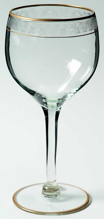 Transition Gold Water Goblet by Glastonbury - Lotus-1