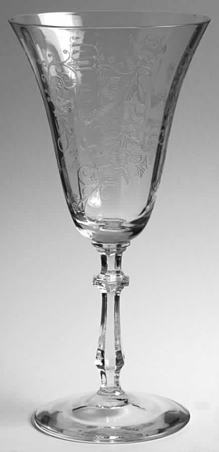 Vesta Clear (Stem 75) Water Goblet by Glastonbury - Lotus-1