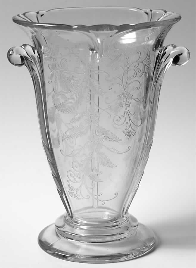 Vesta Clear (Stem 75) 7" Flower Vase by Glastonbury - Lotus-1