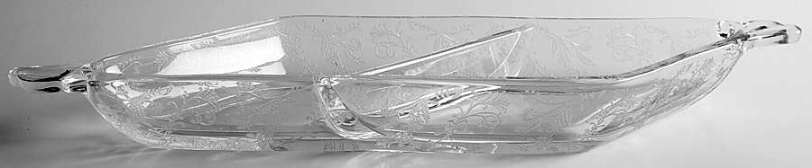 Vesta Clear (Stem 75) 8' Oblong 2 Part Relish by Glastonbury - Lotus-1