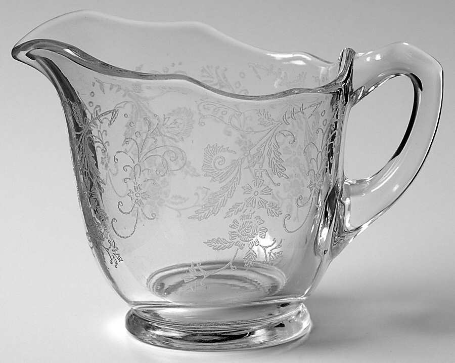 Vesta Clear (Stem 75) Creamer by Glastonbury - Lotus-1
