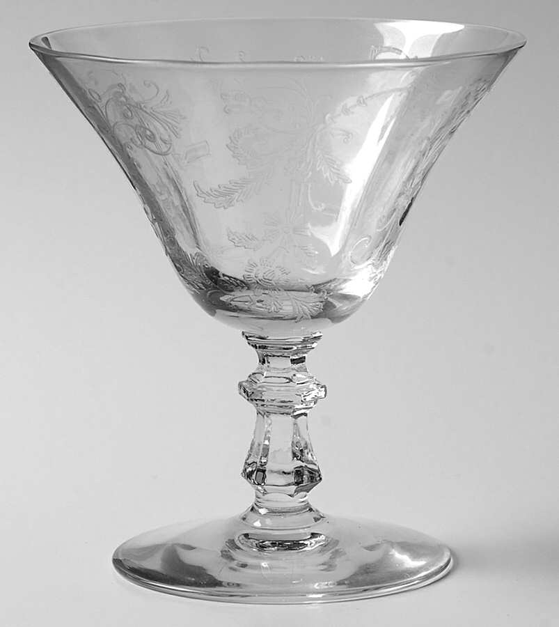 Vesta Clear (Stem 75) Low Sherbet by Glastonbury - Lotus-1