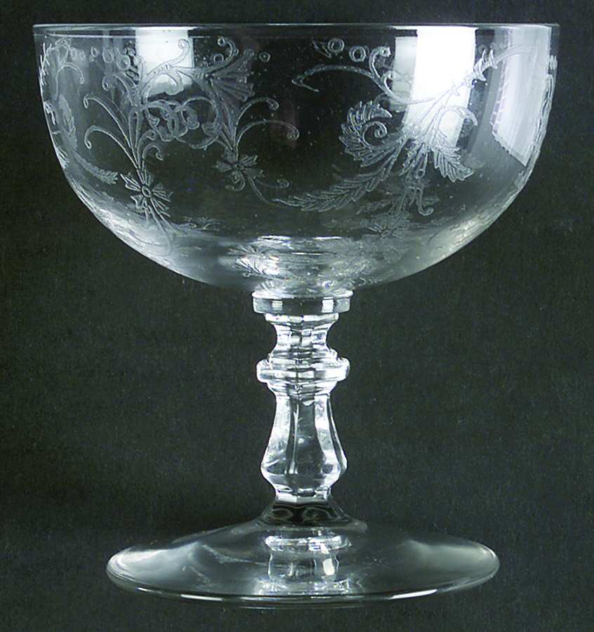 Vesta Clear (Stem 73) Low Sherbet by Glastonbury - Lotus-1