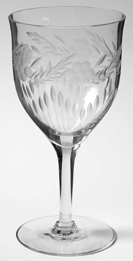 Vine Line Water Goblet by Glastonbury - Lotus-1