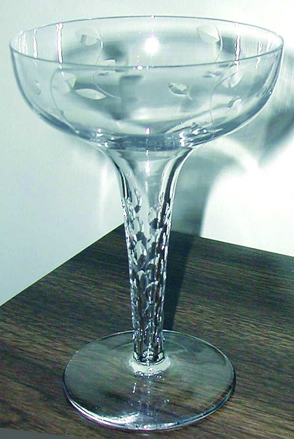 Vine (Stem 77) Tall Hollow Stem Champagne by Glastonbury - Lotus-1