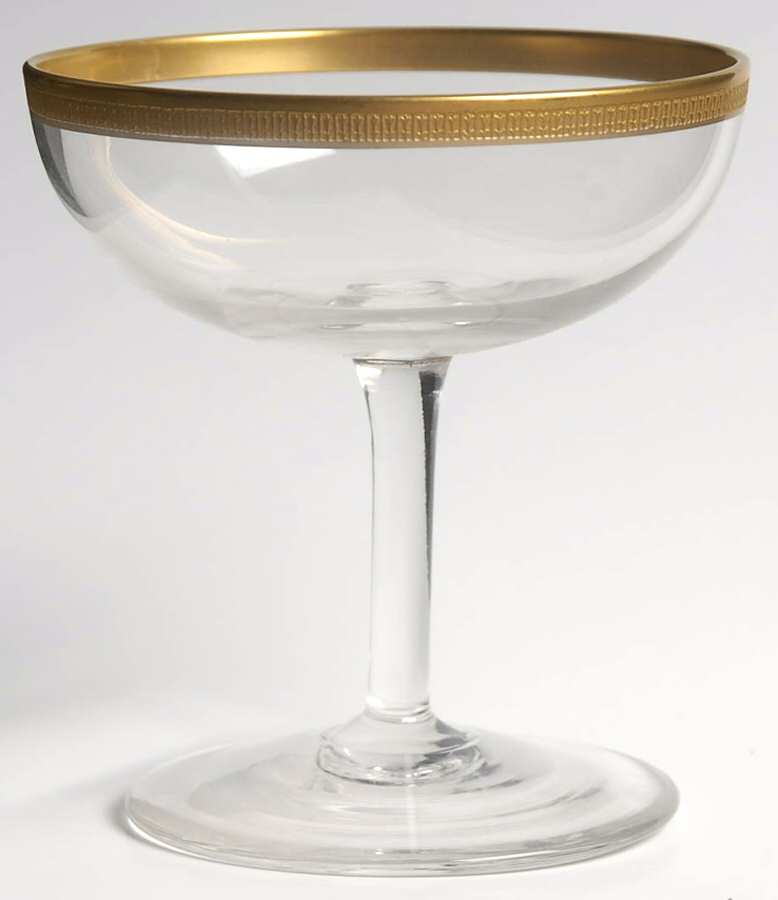 Virginia Champagne/Tall Sherbet by Glastonbury - Lotus-1