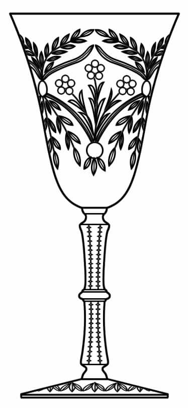 Virginia Water Goblet by Glastonbury - Lotus-1