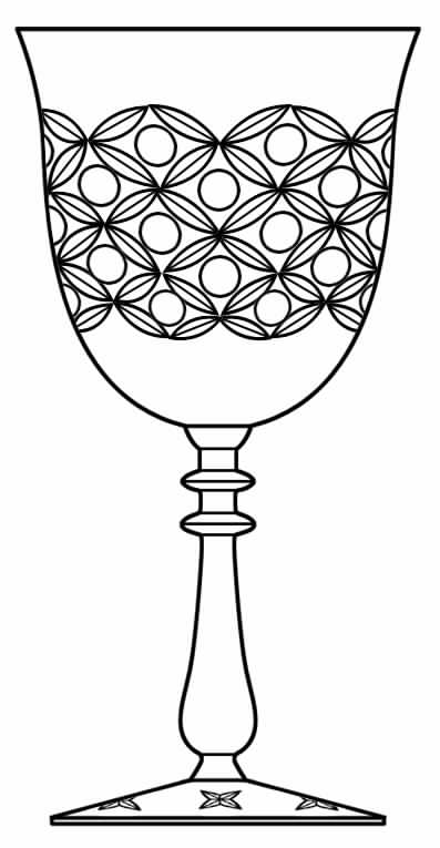 Waterford Water Goblet by Glastonbury - Lotus-1