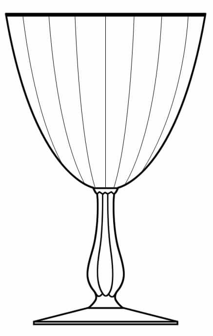 Weatherly Water Goblet by Glastonbury - Lotus-1