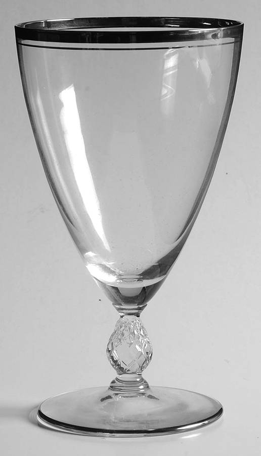Wedding Band (Platinum Trim) Iced Tea by Glastonbury - Lotus-1