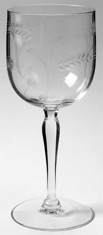 Wheat Water Goblet by Glastonbury - Lotus-1