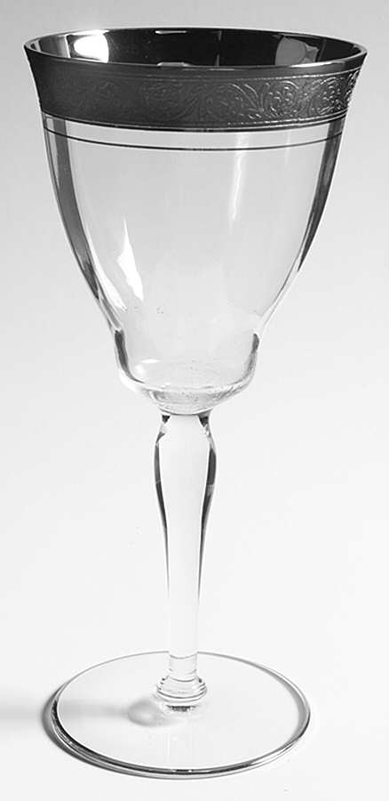 Windsor Platinum (Stem 1125) Water Goblet by Glastonbury - Lotus-1