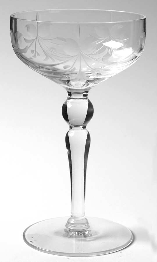 Yorktown Clear Champagne/Tall Sherbet by Glastonbury - Lotus-1