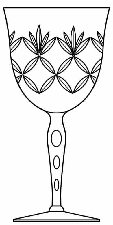 York Water Goblet by Glastonbury - Lotus-1