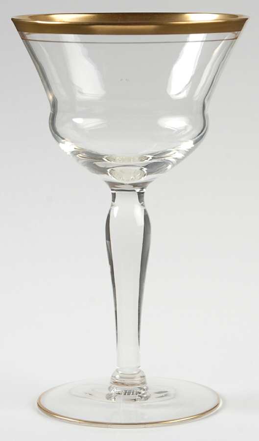 Yukon Gold Champagne/Tall Sherbet by Glastonbury - Lotus-1