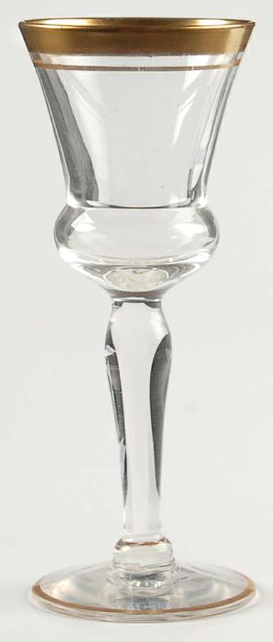 Yukon Gold Cordial Glass by Glastonbury - Lotus-1