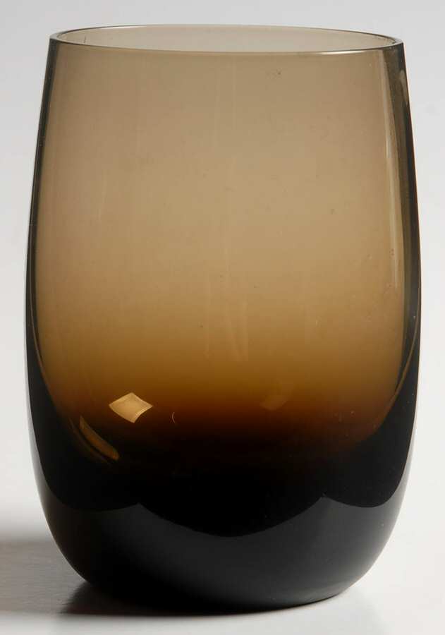 Accent Brown Flat Tumbler by Gorham Crystal-1