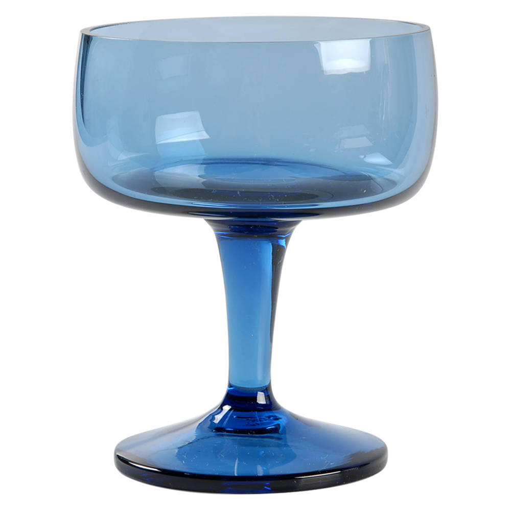 Accent Deep Blue (Navy) Champagne/Tall Sherbet by Gorham Crystal-1