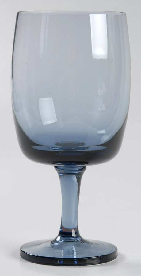 Accent II Blue Wine Glass by Gorham Crystal-1