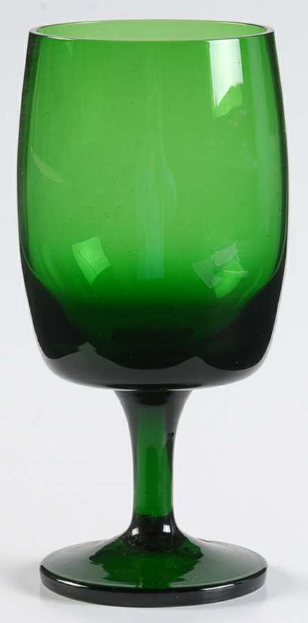 Accent II Green Wine Glass by Gorham Crystal-1