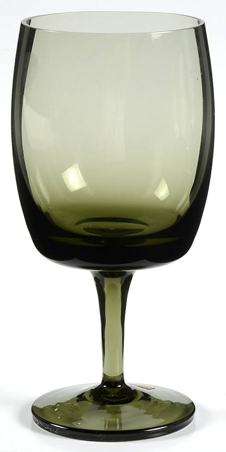 Accent Green Water Goblet by Gorham Crystal-1
