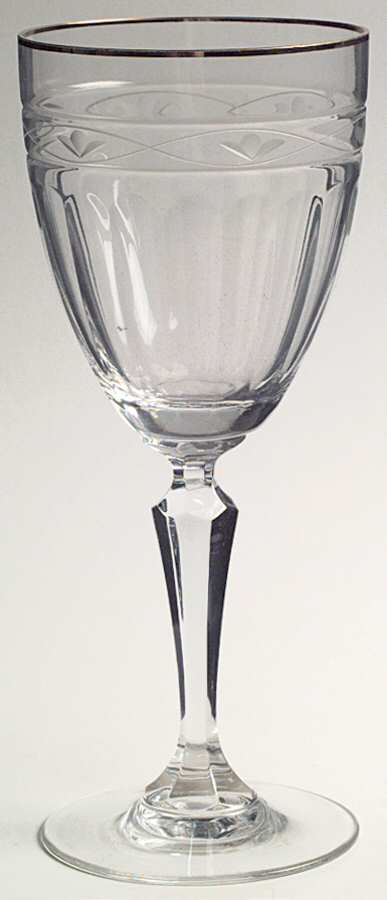 Accolade Gold Water Goblet by Gorham Crystal-1