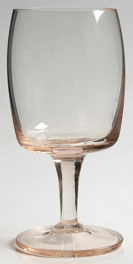 Accent Peach Water Goblet by Gorham Crystal-1