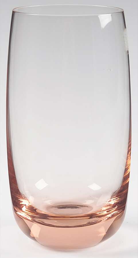 Accent Peach 17 Oz Flat Tumbler by Gorham Crystal-1
