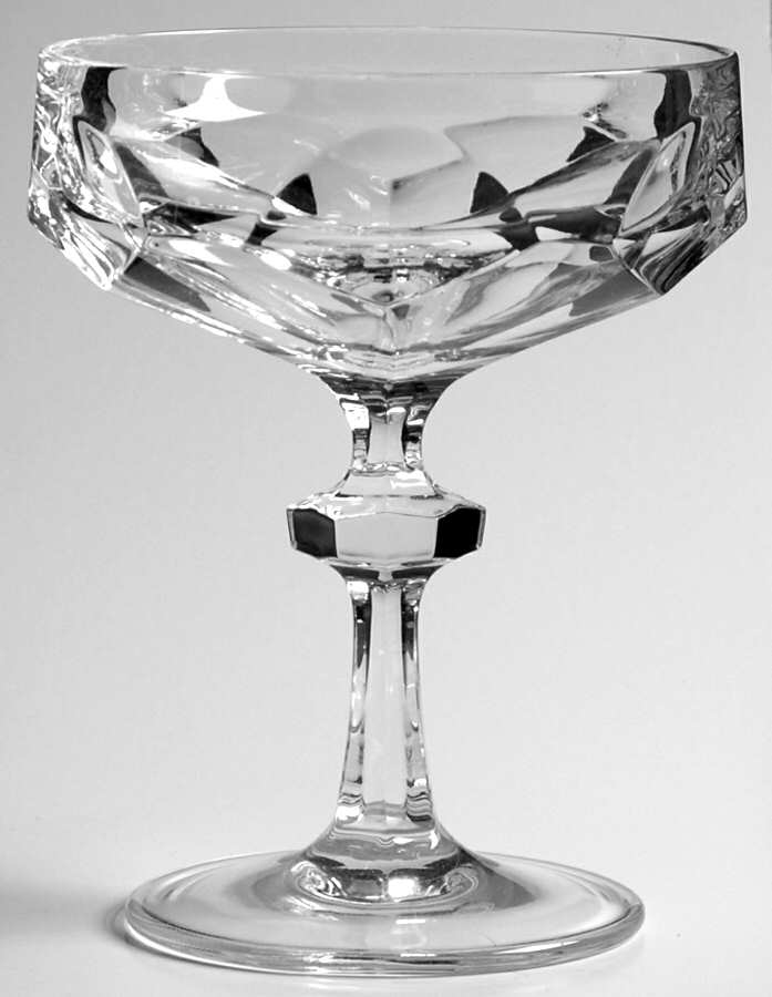 Alexandra Champagne/Tall Sherbet by Gorham Crystal-1