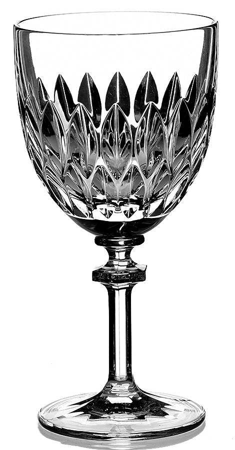 Althea (Cut) Water Goblet by Gorham Crystal-1