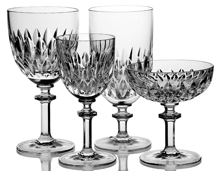Althea (Cut) 4 Piece Place Setting by Gorham Crystal-1